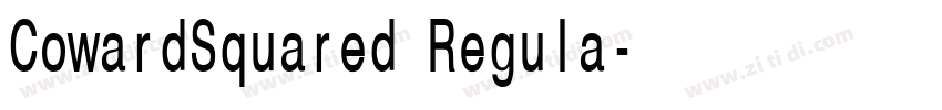 CowardSquared Regula字体转换
